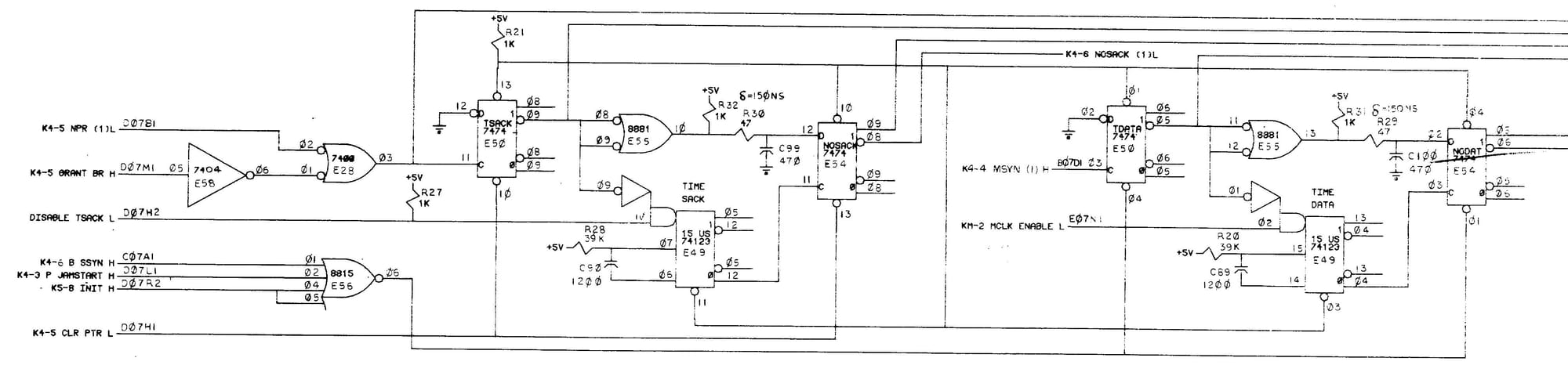PDP-11 Timing Repair - SACK Time Out