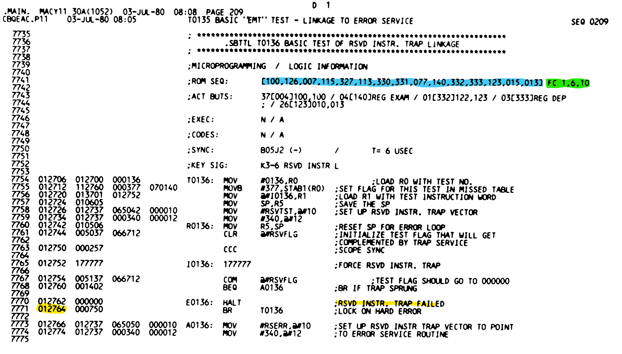 PDP-11 Extended Instruction Set Repair (Done Live)